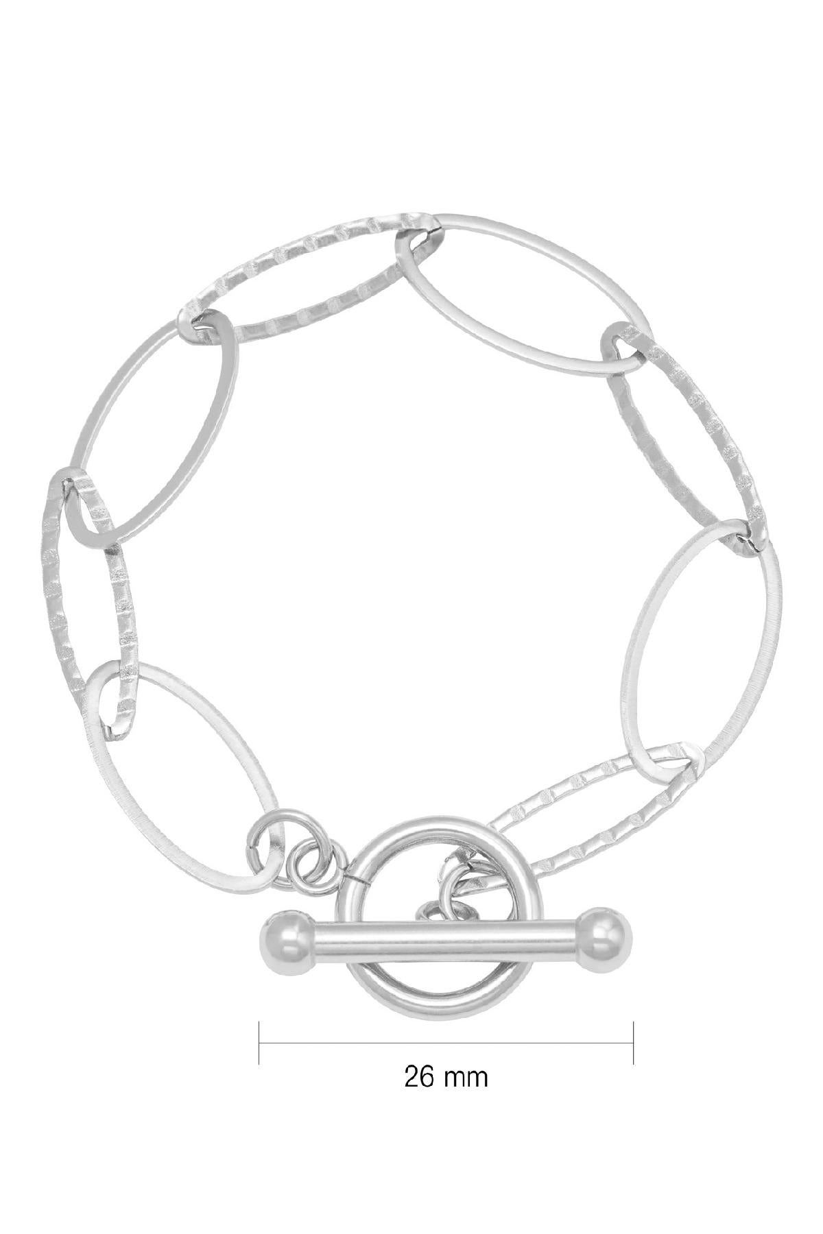 Timeless stainless steel chain bracelet