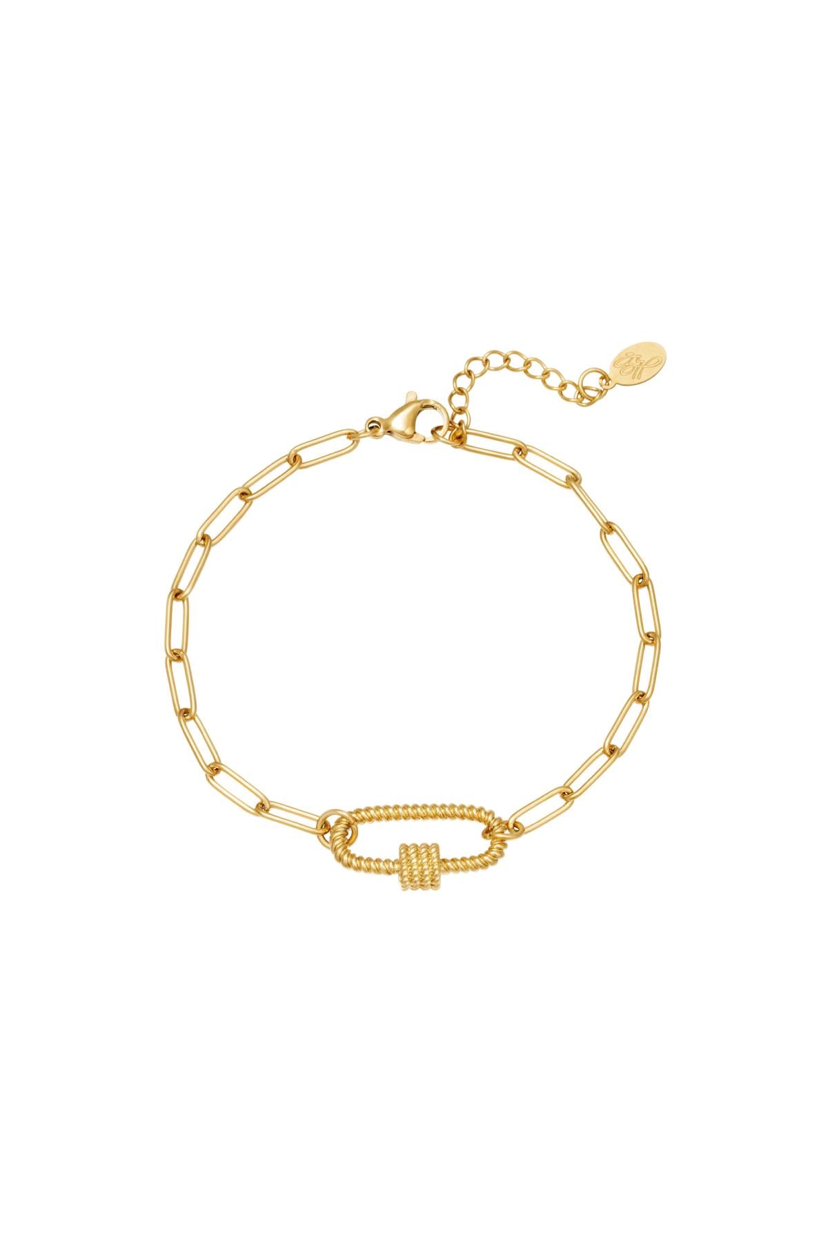 Must-have chain bracelet with lock detail