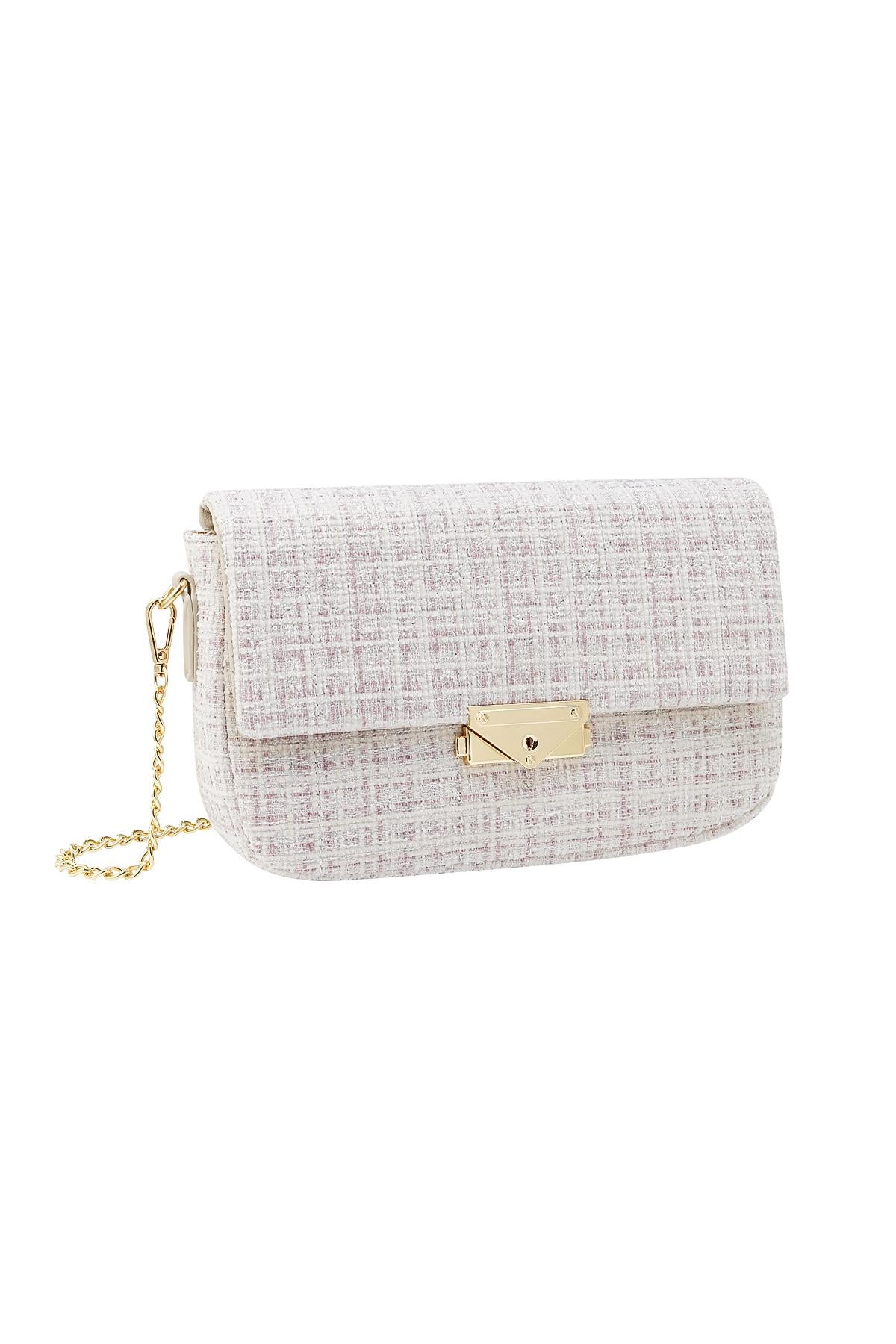 Chic beige cross body bag