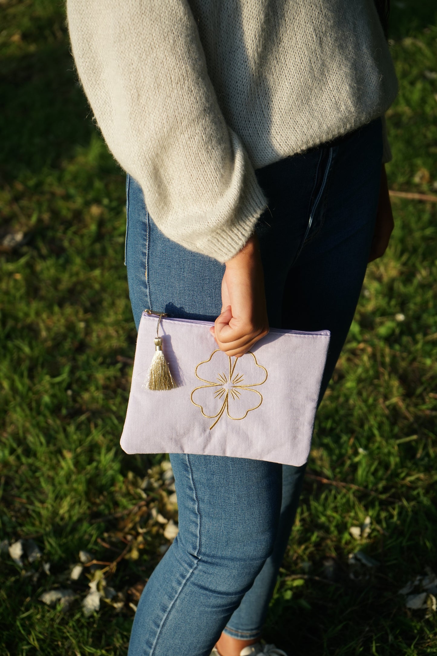 Bag 100% Cotton Lucky Clover