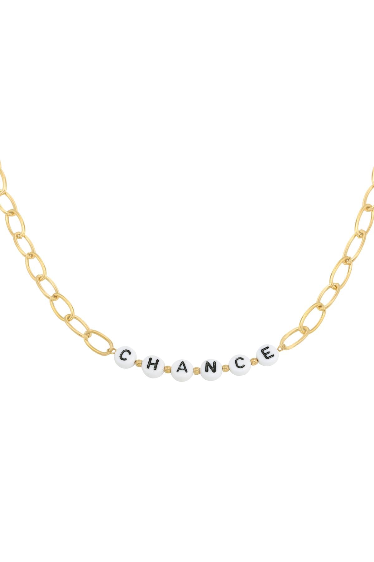 Collier chaîne "Chance"