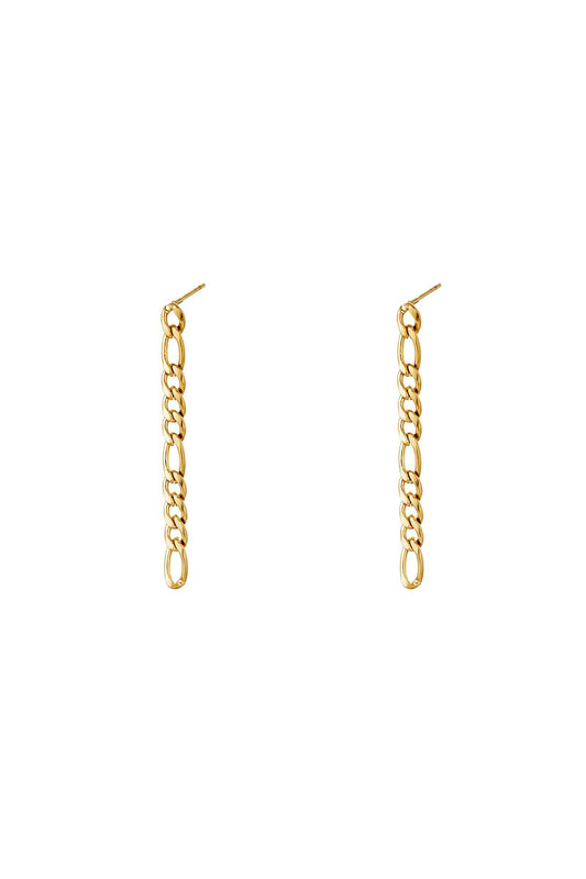 Minimalistic chain earrings